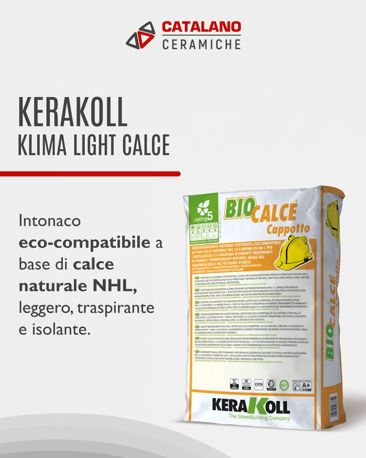 🛠️ Massima traspirabilità, massima resa.

Kerakoll Klima Light Calce è la