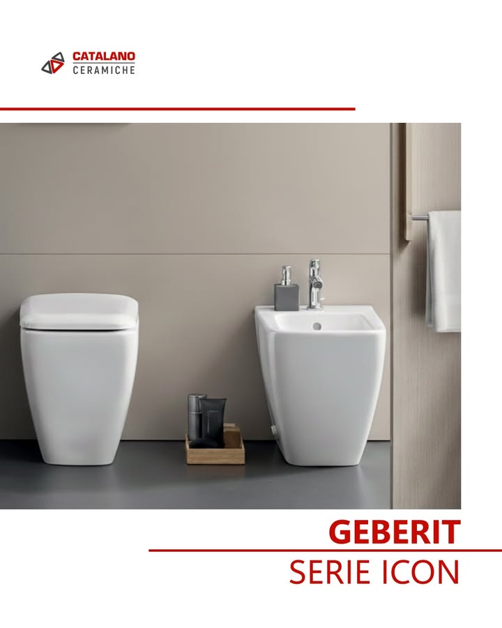 I sanitari Geberit iCon e Geberit Smyle interpretano il bagno