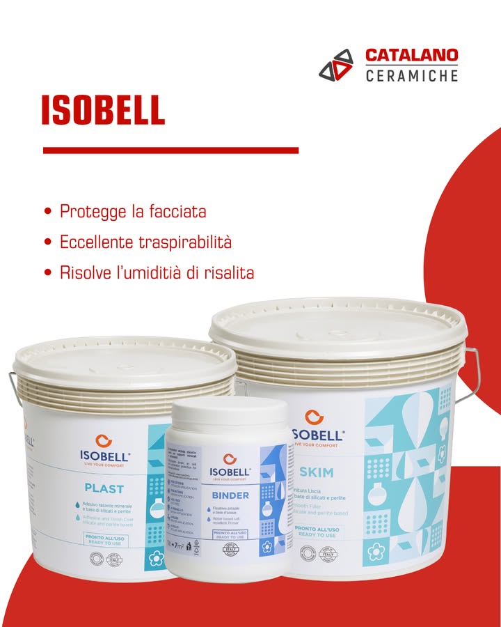 Rendi i tuoi muri asciutti e caldi.

Con Isobell, proteggi le